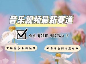 音乐视频赛道最新玩法，纯原创不违规，可所有平台同时发布，会点剪辑即可轻松拿捏【揭秘】-16888副业资讯