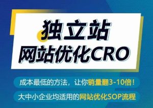 独立站网站优化CRO,成本最低的方法,让你销量翻3-10倍-16888副业资讯