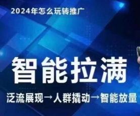 七层老徐·2024引力魔方人群智能拉满+无界推广高阶，自创全店动销玩法-16888副业资讯