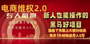 电商维权 4.0 如何做到月入 5 万+每天 1 小时新人也能快速上手【仅揭秘】-16888副业资讯