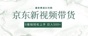 2024最新京东视频带货项目，最新0粉强开无脑搬运爆款玩法，小白轻松上手【揭秘】-16888副业资讯