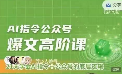 Ai指令公众号高阶课，学会ai指令+公众号的底层逻辑-16888副业资讯