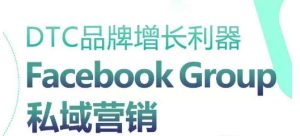 DTC品牌增长利器：Facebook Group私域营销策略-16888副业资讯