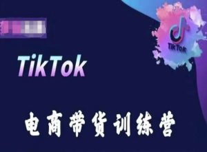 TikTok电商带货训练营，跟随时代潮流，跨境掘金-16888副业资讯
