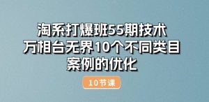 淘系打爆班55期技术:万相台无界10个不同类目案例的优化(10节)-16888副业资讯