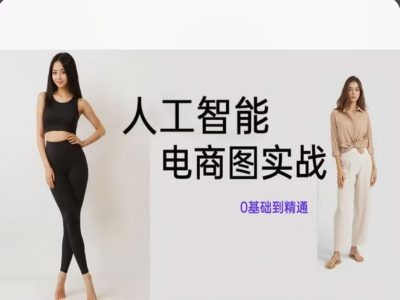 人工智能SD电商图实战，ai绘图0基础到精通-16888副业资讯