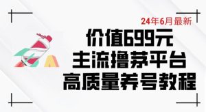 6月最新价值699的主流撸茅台平台精品养号下车攻略【揭秘】-16888副业资讯