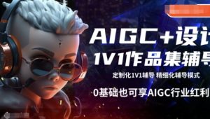 AIGC+设计1V1作品集辅导,0基础也可享AIGC行业红利-16888副业资讯