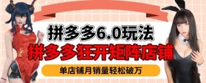 拼多多虚拟商品暴利6.0玩法，轻松实现月入过W-16888副业资讯