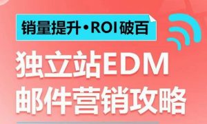 销量提升•ROI破百 独立站EDM邮件营销攻略,如何通过邮件营销每年获得100万美金销售额!-16888副业资讯