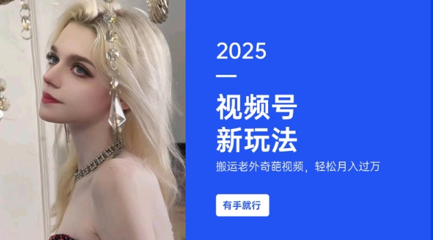 搬运老外奇葩视频，撸视频号分成计划收益，每天只需一小时，新手小白轻松月入过W-16888副业资讯