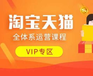 淘宝天猫全体系运营课程:店铺全系运营、动销玩法、付费推广、流量提升、擦边球玩法等等-16888副业资讯