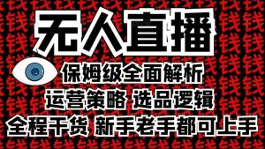 2025无人直播这么做就对了,保姆级全面解析,全程干货,新手老手都可上手-16888副业资讯