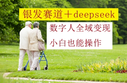 银发赛道+deepseek数字人全域变现，小白也能操作-16888副业资讯