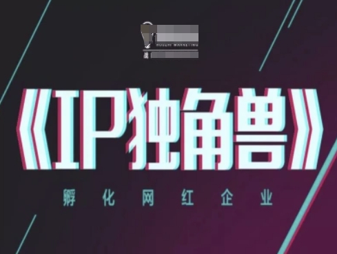 IP独角兽，孵化网红企业，ip教程-16888副业资讯