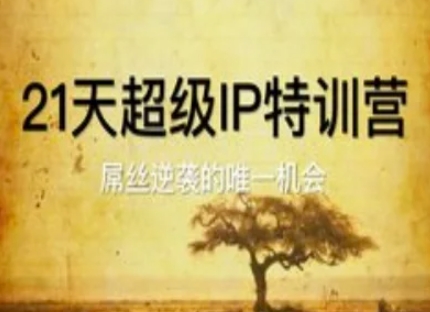 21天超级IP特训营，屌丝逆袭的唯一机会-16888副业资讯