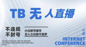 2025年淘宝无人直播带货10.0   全新技术，不违规，不封号，纯小白操作，日入几张【揭秘】-16888副业资讯
