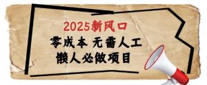 2025新风口，懒人必做项目，浏览器全自动掘金【揭秘】-16888副业资讯