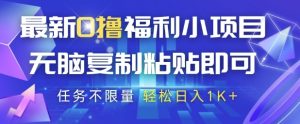 最新0撸福利小项目,抖音平台大放水,无脑复制粘贴 即可挣钱,任务不限量,轻松日入1K+【揭秘】-16888副业资讯