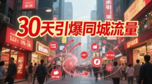 30天引爆同城流量:团购篇 认知篇 流量篇 来客篇 达人篇 老板人设IP篇 投流篇-16888副业资讯