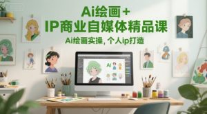 Ai绘画+IP商业自媒体精品课,Ai绘画实操,个人ip打造-16888副业资讯