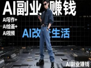 AI改变生活(Ai写作+AI绘画+Ai视频),AI副业挣钱-16888副业资讯