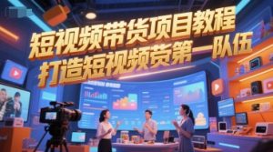 短视频带货项目教程,打造短视频带货第一队伍-16888副业资讯