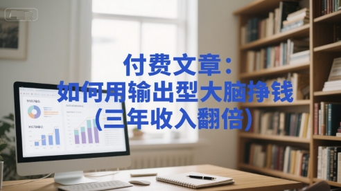 付费文章：如何用输出型大脑挣钱(三年收入翻倍)-16888副业资讯