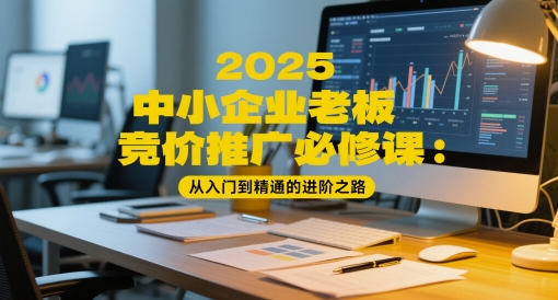2025中小企业老板竞价推广必修课：从入门到精通的进阶之路-16888副业资讯