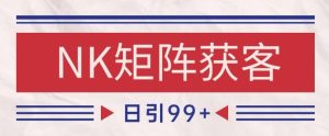 小红书某音NK赛道引流获客 自热矩阵日引200+【揭秘】-16888副业资讯