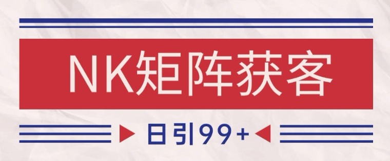 小红书某音NK赛道引流获客 自热矩阵日引200+【揭秘】-16888副业资讯