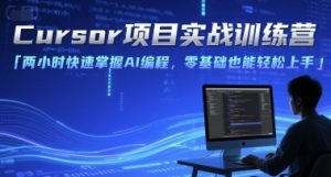 Cursor项目实战训练营,两小时快速掌握AI编程,零基础也能轻松上手-16888副业资讯