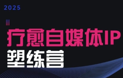 2025治愈自媒体IP训练营，专为疗愈领域从业者打造-16888副业资讯