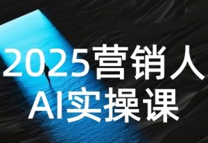 2025营销人Al实操课,AI营销抢跑实战,从Prompt到方案,效率碾压同行-16888副业资讯