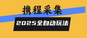 2025携程信息采集全自动玩法,高单价,零人工,全天开干【揭秘】-16888副业资讯