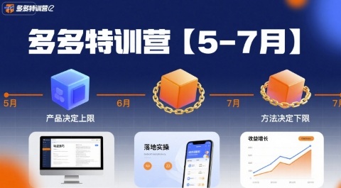 多多特训营【5-7月】产品决定上限，方法决定下限，各种玩法技巧落地实操-16888副业资讯