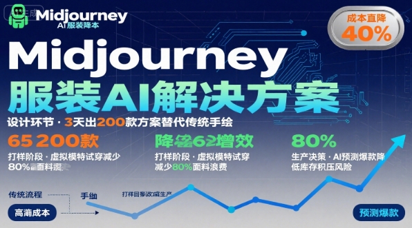 AI在服装领域的运用，使用midjourney做服装辅助企业降低成本-16888副业资讯