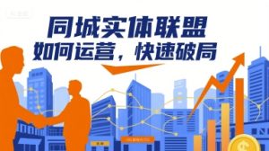 同城实体联盟如何运营，快速破局-16888副业资讯