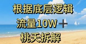 据底层逻辑，流量10W+，以安全知识科普为例-16888副业资讯