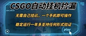 游戏自动挂G捡漏，一个手机即可操作，当天可操作见到结果，新手小白轻松月入1W+【揭秘】-16888副业资讯