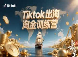 Tiktok出海淘金训练营,跨境电商TK实战变现-16888副业资讯