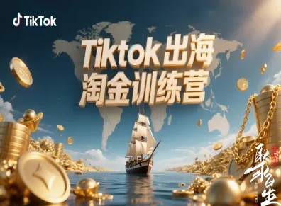 Tiktok出海淘金训练营，跨境电商TK实战变现-16888副业资讯