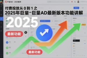 付费投放从0到1之2025年巨量AD最新版本功能讲解-16888副业资讯