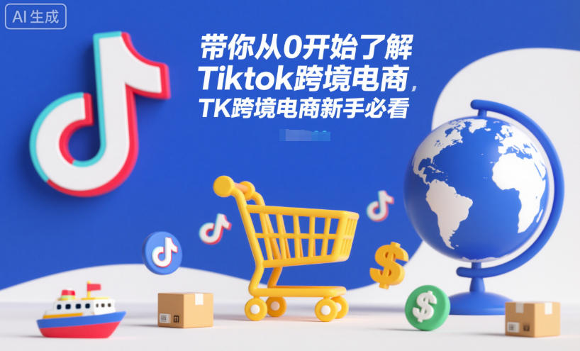 带你从0开始了解Tiktok跨境电商，TK跨境电商新手必看-16888副业资讯