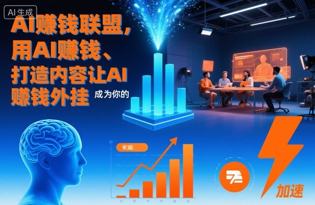 AI賺钱联盟，用AI賺钱、打造内容让AI成为你的賺钱外挂-16888副业资讯