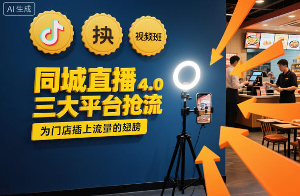 同城直播实操班4.0，三大平台抢流，为门店插上流量的翅膀-16888副业资讯
