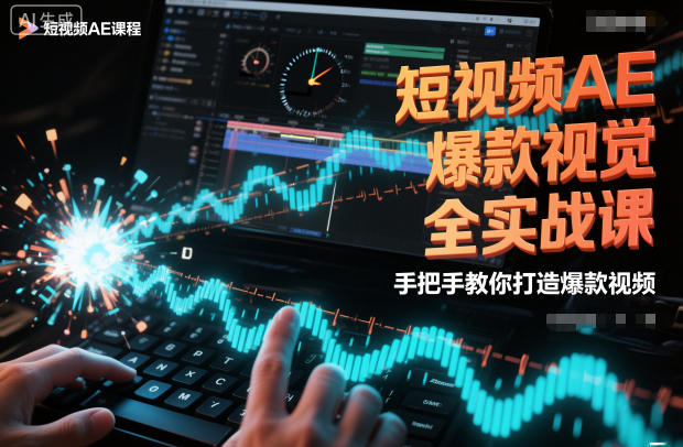 短视频AE爆款视觉全实战课，手把手教你打造爆款视频-16888副业资讯