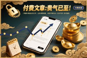 付费文章：贵气已至！用最朴素直白的文字，让你清楚知道，该如何接住这一次时代的泼天富贵-16888副业资讯