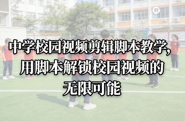 中学校园视频剪辑脚本教学，用脚本解锁校园视频的无限可能-16888副业资讯