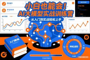 小白也能会！AI大模型实战训练营，从入门到实战轻松上手-16888副业资讯